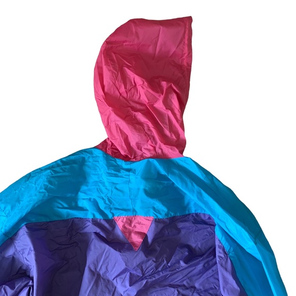 DKP M/L Pink blue and purple wind breaker kidcore gorpcore skater cool rave - Picture 4 of 6